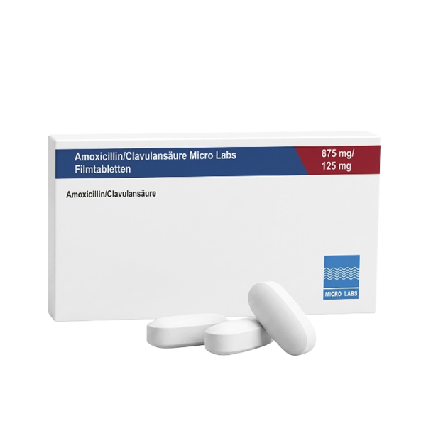 Amoxicillin-Clavulansäure Micro Labs 875 mg 125 mg
